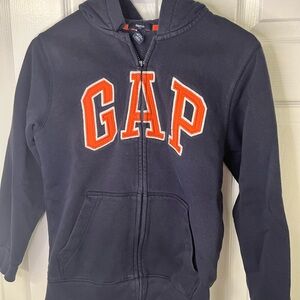 GapKids Navy GAP Logo Zip Hoodie Youth L (10–11 Years)